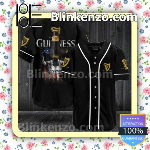 Guinness Beer Custom Baseball Jersey for Men Women