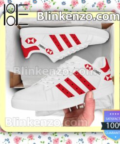HSBC Holdings Logo Brand Adidas Low Top Shoes