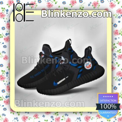 Hansa Rostock Mens Slip On Running Yeezy Shoes b