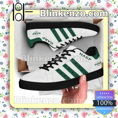 Harp Lager Logo Brand Adidas Low Top Shoes a
