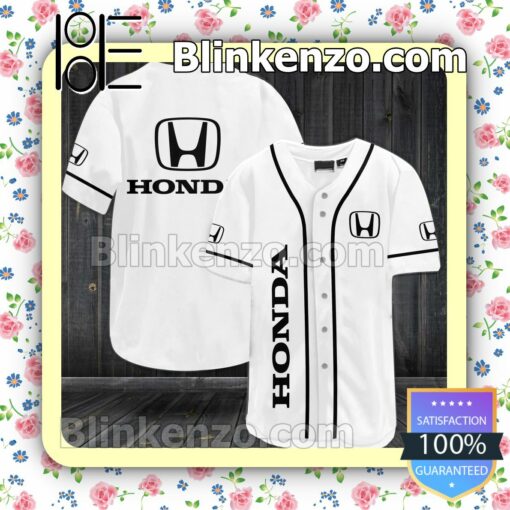 Honda Logo Custom Baseball Jersey for Men Women