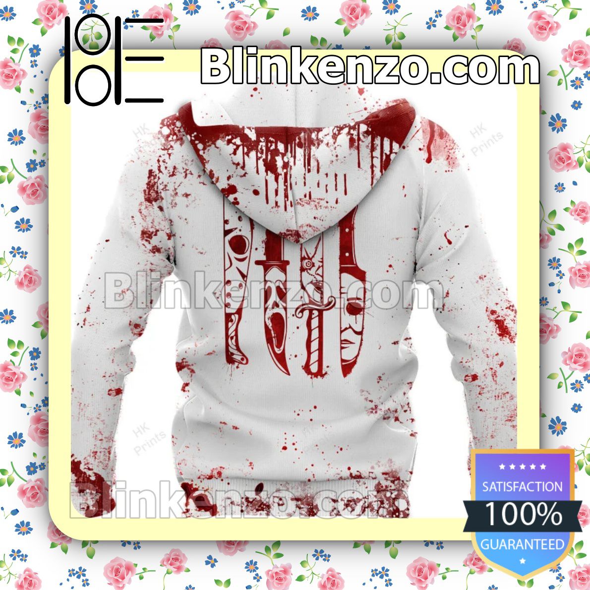 Where To Buy Horror Characters Slay All Day Blood Stains Halloween Hoodie, Sweatpants