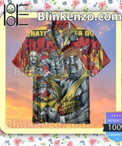 Hulkamania Hulk Hogan Men Short Sleeve Shirts