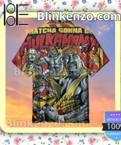 Hulkamania Hulk Hogan Men Short Sleeve Shirts a