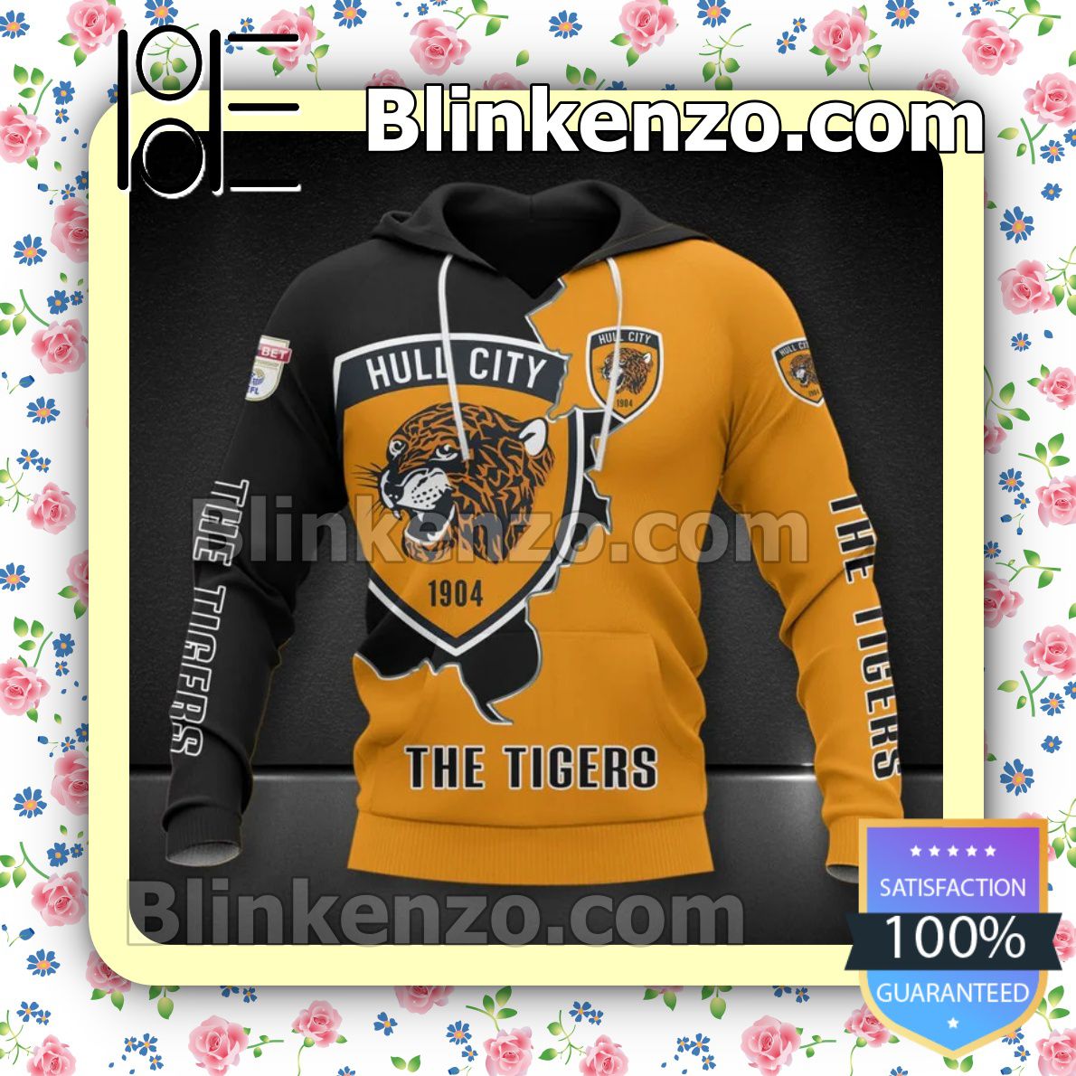 Handmade Hull City FC The Tigers Men T-shirt, Hooded Sweatshirt