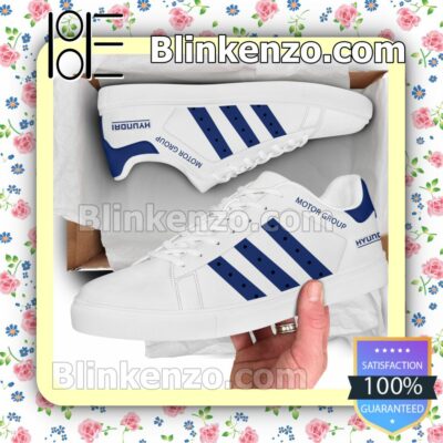 Hyundai Motor Logo Brand Adidas Low Top Shoes