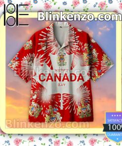I Love My Motherland, Canada Day Men Short Sleeve Shirts