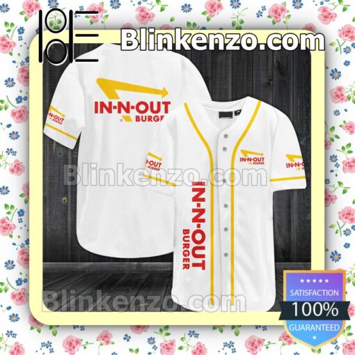 In-N-Out Burger Custom Baseball Jersey for Men Women