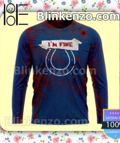 Drop Shipping Indianapolis Colts Blood Jersey NFL Custom Halloween 2022 Shirts