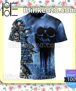 Indianapolis Colts Cemetery Skull NFL Custom Halloween 2022 Shirts