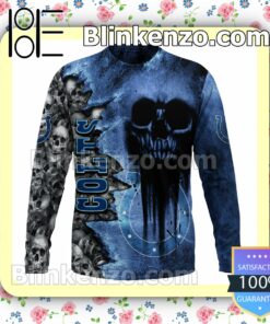 Best Indianapolis Colts Cemetery Skull NFL Custom Halloween 2022 Shirts
