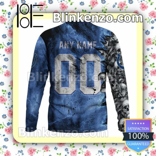 Best Shop Indianapolis Colts Cemetery Skull NFL Custom Halloween 2022 Shirts