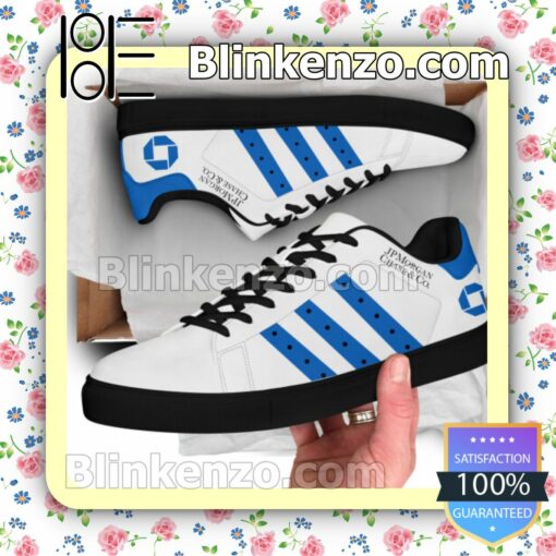 JPMorgan Chase & Co. Logo Brand Adidas Low Top Shoes a