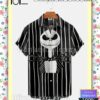Jack Skellington Black And White Stripes Halloween 2022 Idea Shirt