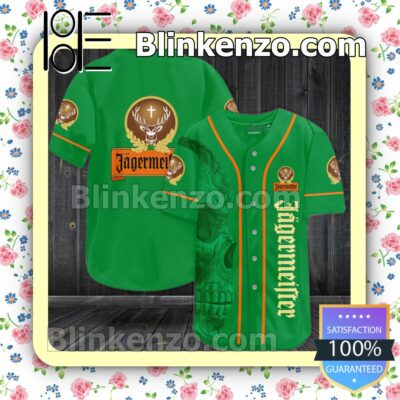 Jagermeister Whiskey Custom Baseball Jersey for Men Women