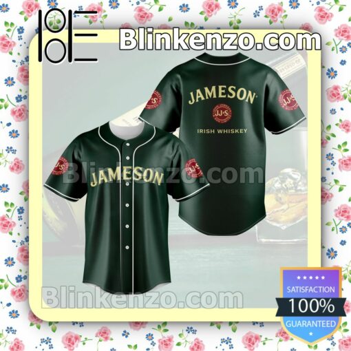 Jameson Irish Whisky Custom Baseball Jersey for Men Women