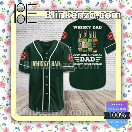 Jameson Whiskey Dad Cooler Custom Baseball Jersey for Men Women