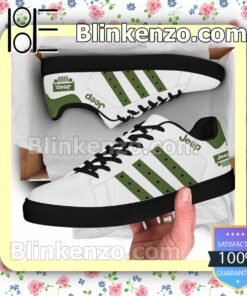 Jeep Logo Brand Adidas Low Top Shoes a