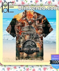 Jurassic World Fallen Kingdom Men Short Sleeve Shirts