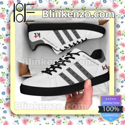 KT Corporation Logo Brand Adidas Low Top Shoes a