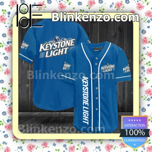 Keystone Light Custom Baseball Jersey for Men Women
