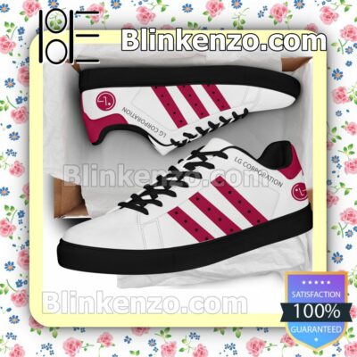 LG Corporation Logo Brand Adidas Low Top Shoes a