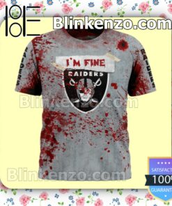 Las Vegas Raiders Blood Jersey NFL Custom Halloween 2022 Shirts