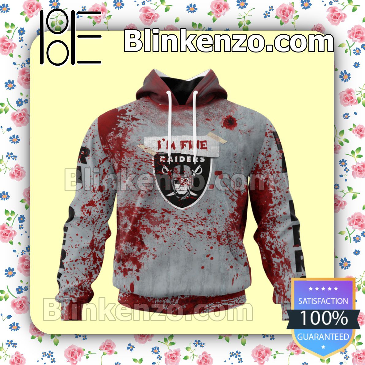 Discount Las Vegas Raiders Blood Jersey NFL Custom Halloween 2022 Shirts