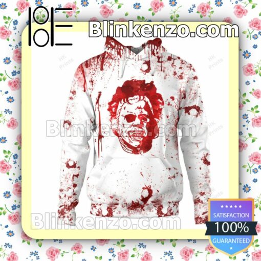 Leatherface Just The Tip I Promise Halloween Hoodie, Sweatpants a