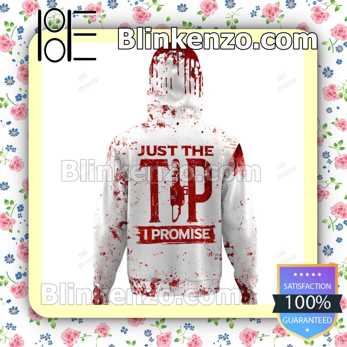 Amazing Leatherface Just The Tip I Promise Halloween Hoodie, Sweatpants