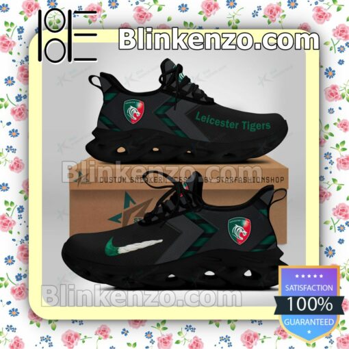 Leicester Tigers Logo Print Sports Sneaker
