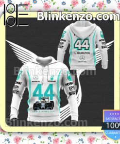 Lewis Hamilton 44 Amg Petronas Hooded Jacket, Tee c