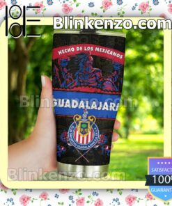 Liga MX C.D. Guadalajara Hecho De Los Mexicanos Tumbler Travel Mug a