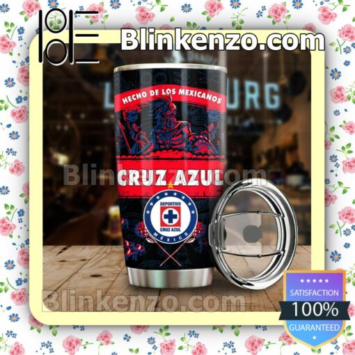 Liga MX Cruz Azul Hecho De Los Mexicanos Tumbler Travel Mug
