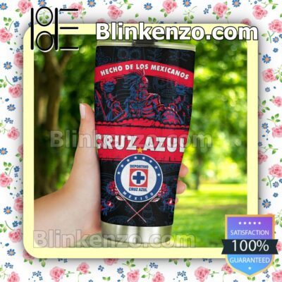 Liga MX Cruz Azul Hecho De Los Mexicanos Tumbler Travel Mug a