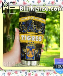 Liga MX Tigres UANL Hecho De Los Mexicanos Tumbler Travel Mug a