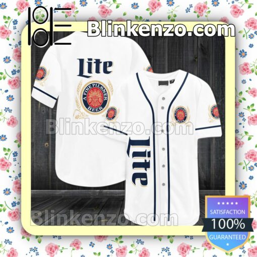 Lite A Fine Pilsner Beer Custom Baseball Jersey for Men Women