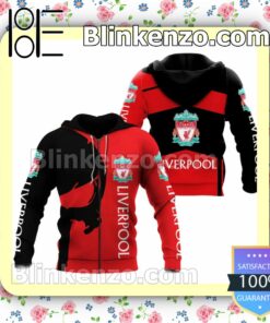 Liverpool Fc Skull Hooded Jacket, Tee b