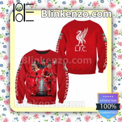 Liverpool Fc Team Red Hooded Jacket, Tee a