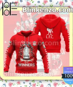Liverpool Fc Winners Special Salute To The 2022 Fa Cup Kings Hooded Jacket, Tee c