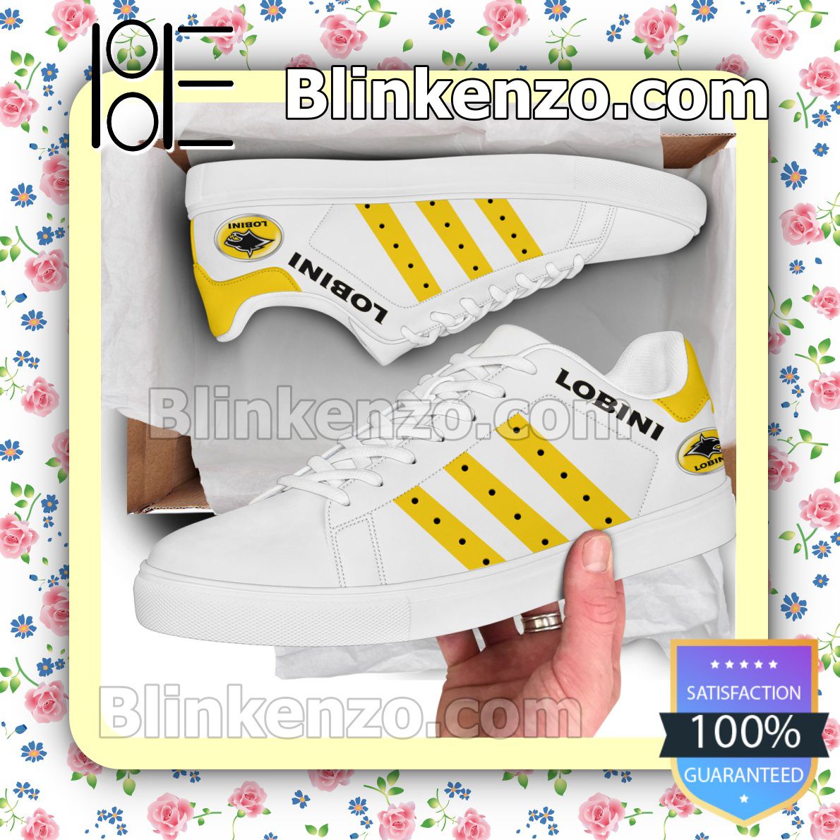 Lobini Logo Brand Adidas Low Top Shoes