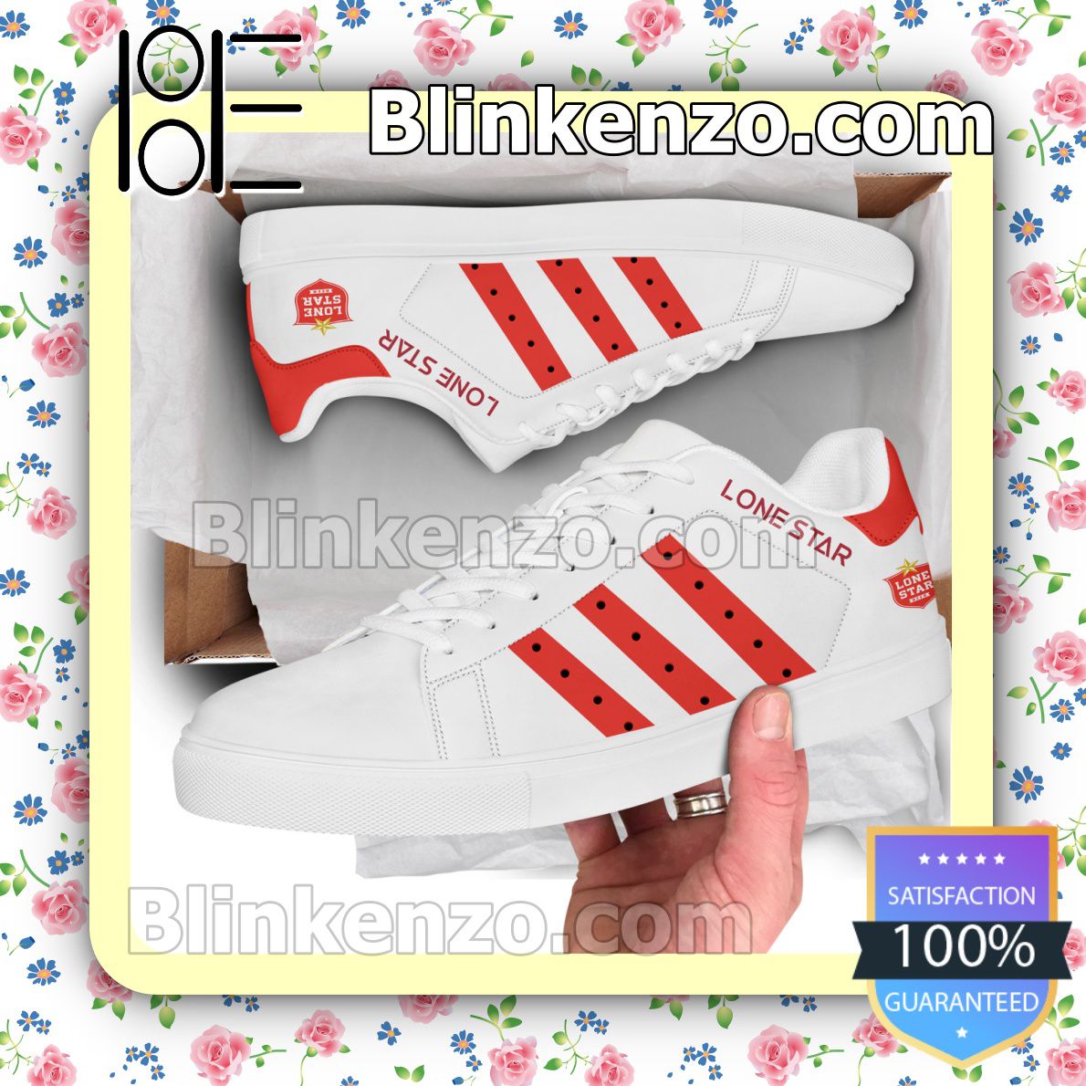 Lone star Logo Brand Adidas Low Top Shoes