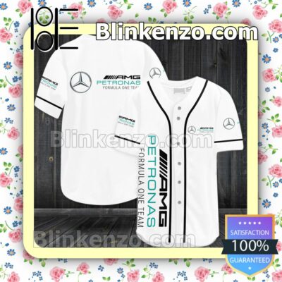 Mercedes AMG Petronas Formula One Team Custom Baseball Jersey for Men Women