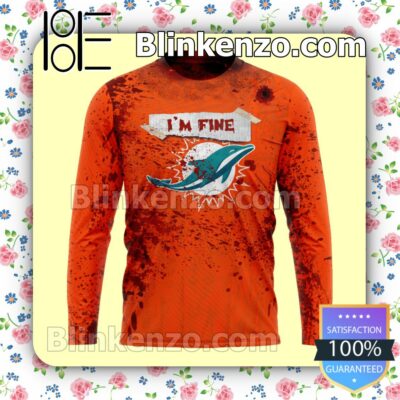 Top Miami Dolphins Blood Jersey NFL Custom Halloween 2022 Shirts