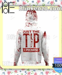 Michael Myers Just The Tip I Promise Halloween Hoodie, Sweatpants b
