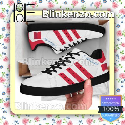 Michelob Logo Brand Adidas Low Top Shoes a