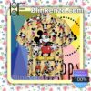 Mickey Mouse Collage Art Men Short Sleeve Shirts