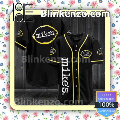 Mike's Hard Lemonade Custom Baseball Jersey for Men Women