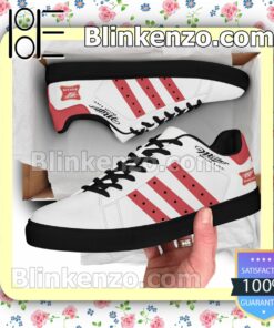 Miller High life Logo Brand Adidas Low Top Shoes a