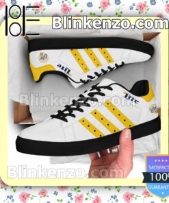 Miller Lite Logo Brand Adidas Low Top Shoes a
